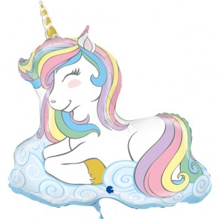 Pastel Cloud Unicorn Supershape Balloon Pastel Cloud Unicorn Supershape Balloon